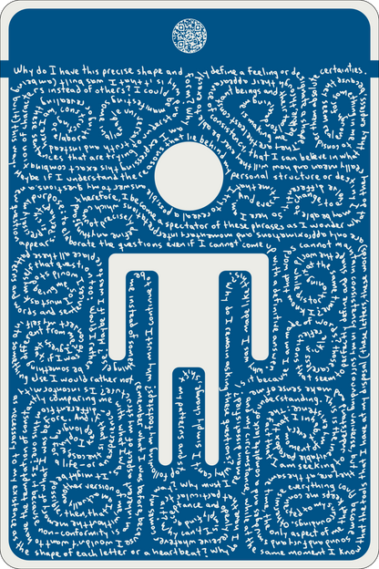 TRY DEFINIRME - Letrero de señalética para baños - Literatura Expandida - Arte