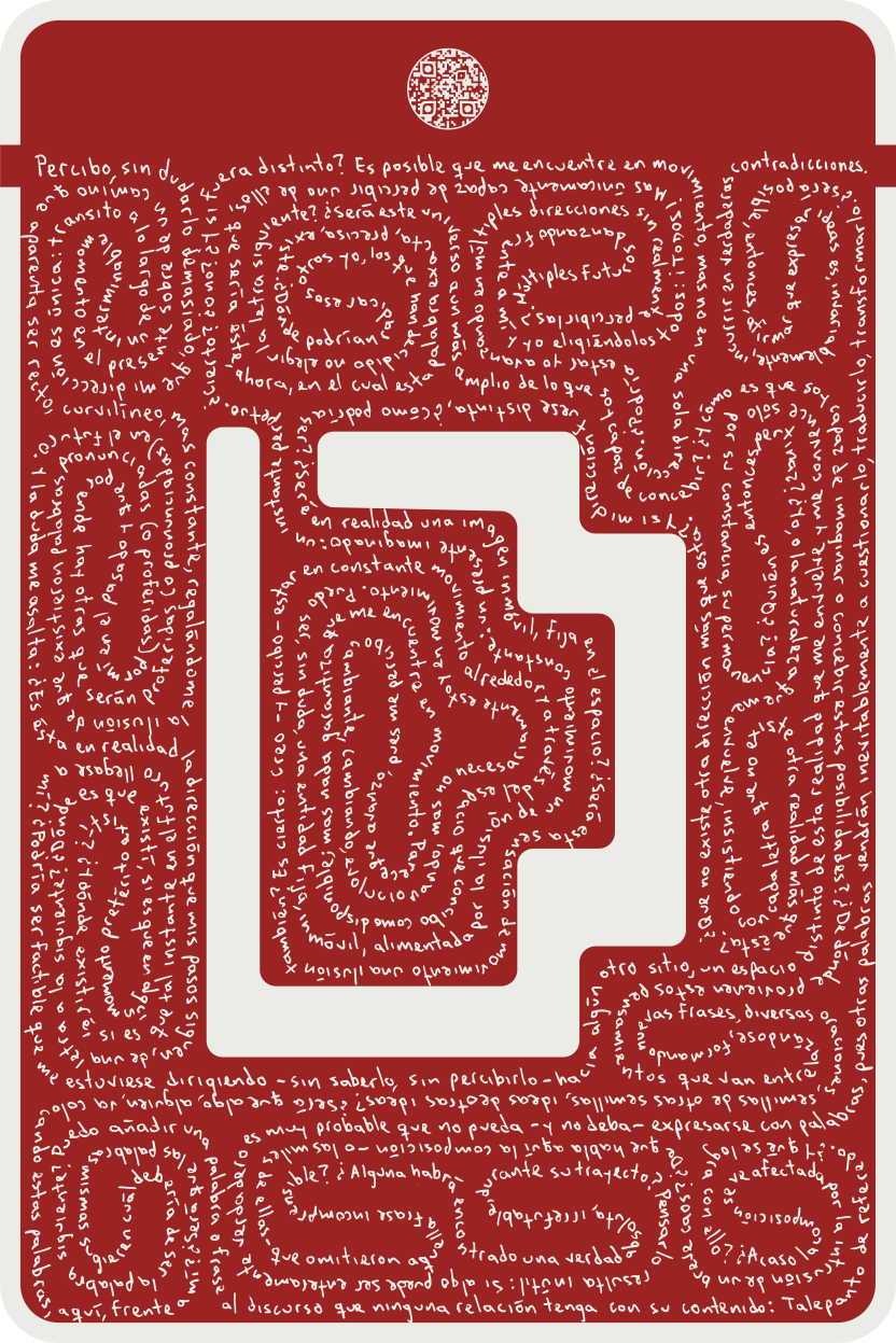 ZONA DE ESPERA - Letrero de señalética - Literatura Expandida - Arte