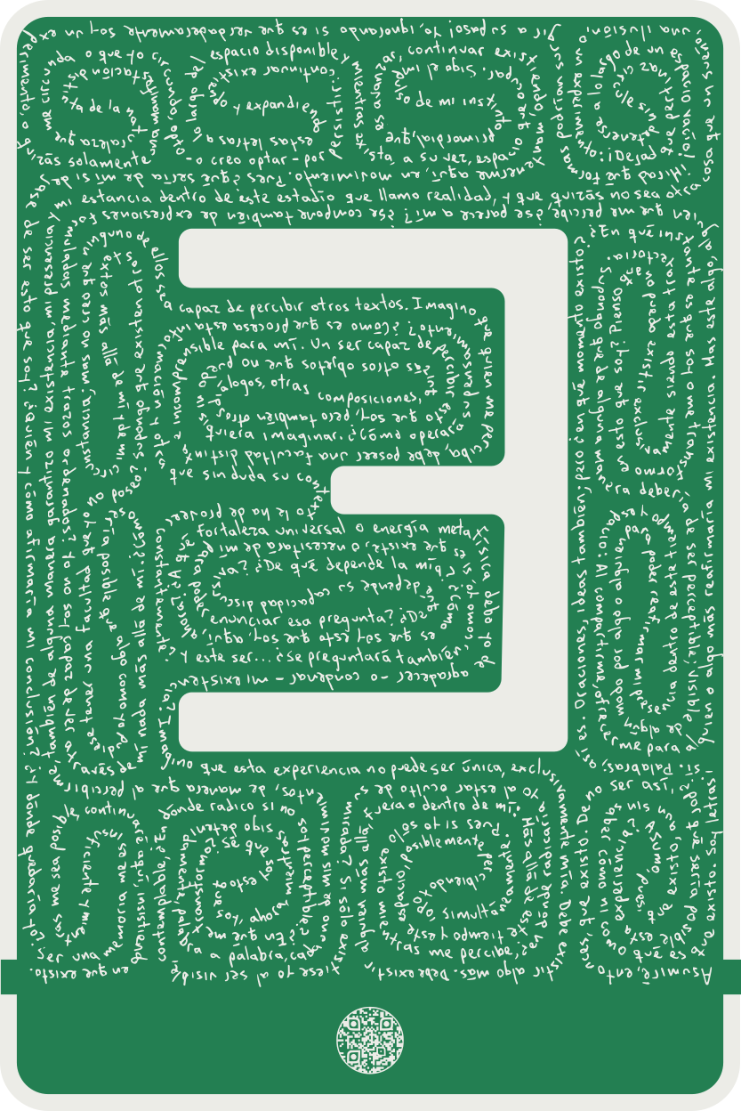 ZONA DE ESPERA - Letrero de señalética - Literatura Expandida - Arte
