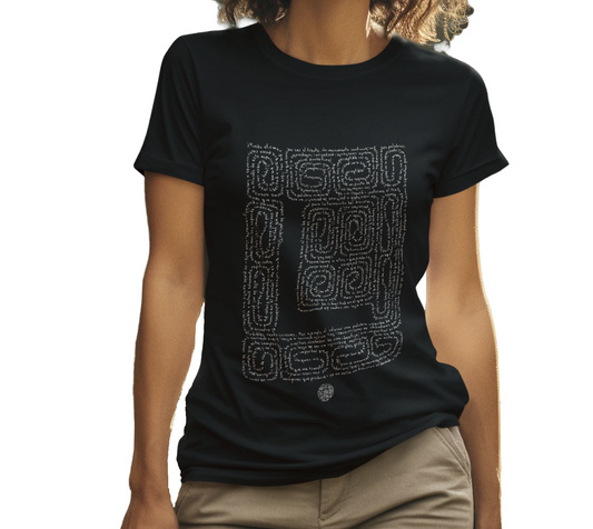 Playera Femenina con Paratexto Pertinaz